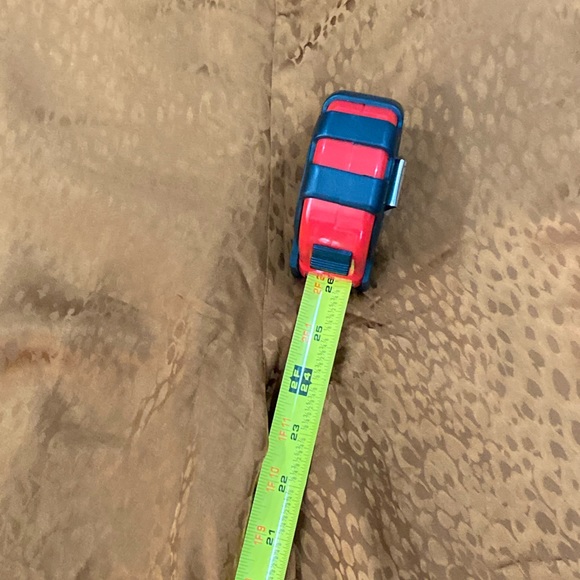 A.L.C Silk Jameson Bronze Animal Print Cropped Culotte Trouser Size 0 - Picture 8 of 13